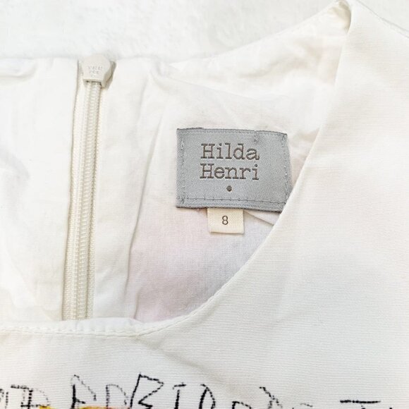 Hilda Henri cap sleeve rainbow girl's‎ zoya poem fit and flare dress - Size 8 - Picture 6 of 11